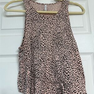Z Supply Leopard Print Top